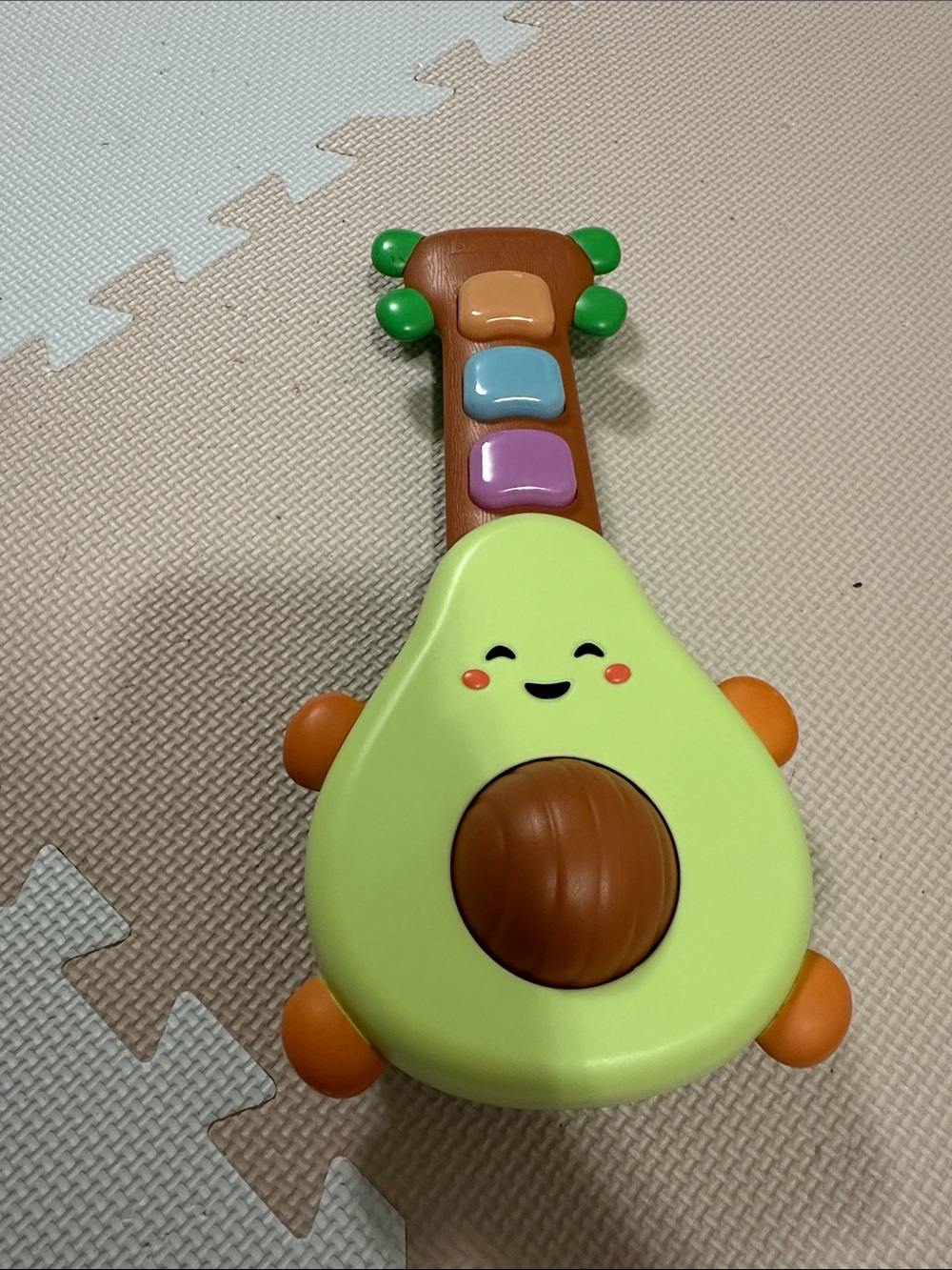 Kids Avocado Musical Toy Guitar - Green